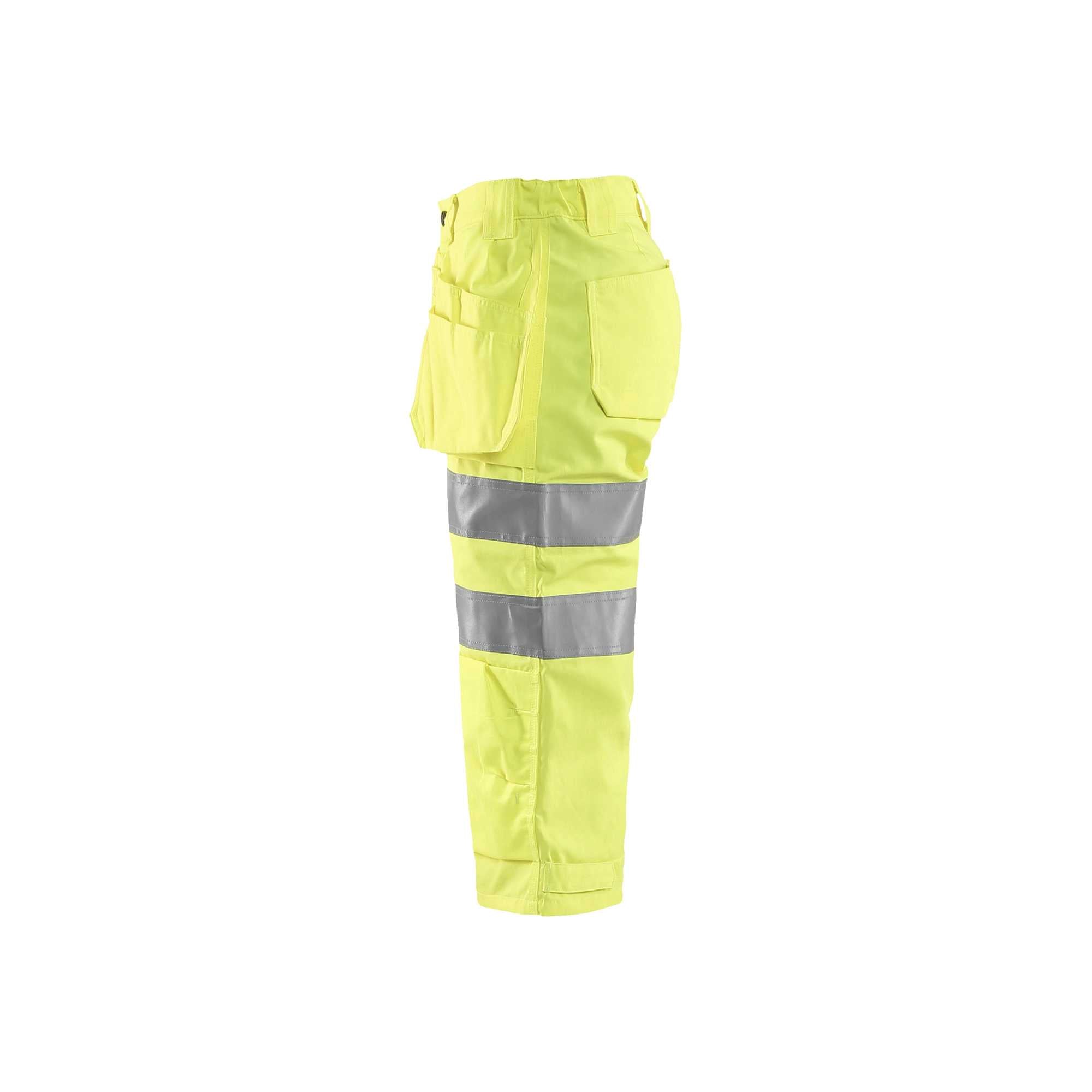 BLAKLADER 71391811 WOMEN'S PIRATE SHORTS HI VIS Hi Vis Reflective Work Pirate Bermuda Women - twill fabric