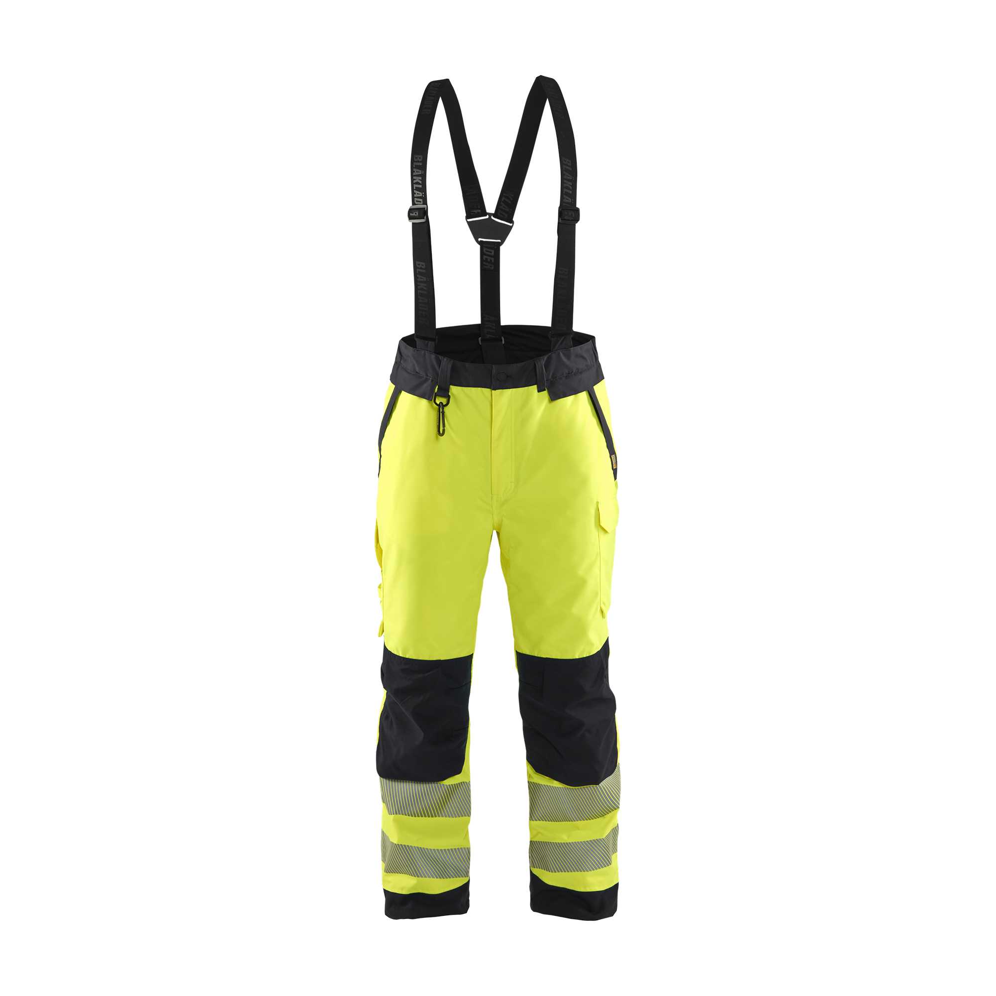 BLAKLADER 18751977 | Hi Vis Winter Trousers Hi Vis Reflective Work Trousers Men - Waterproof