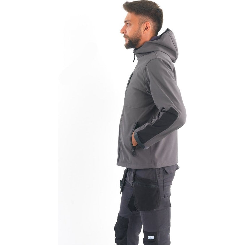 BITCO SPREE Softshell Jacket - Water-Resistant - Windproof - Fleece Lining - Image 1