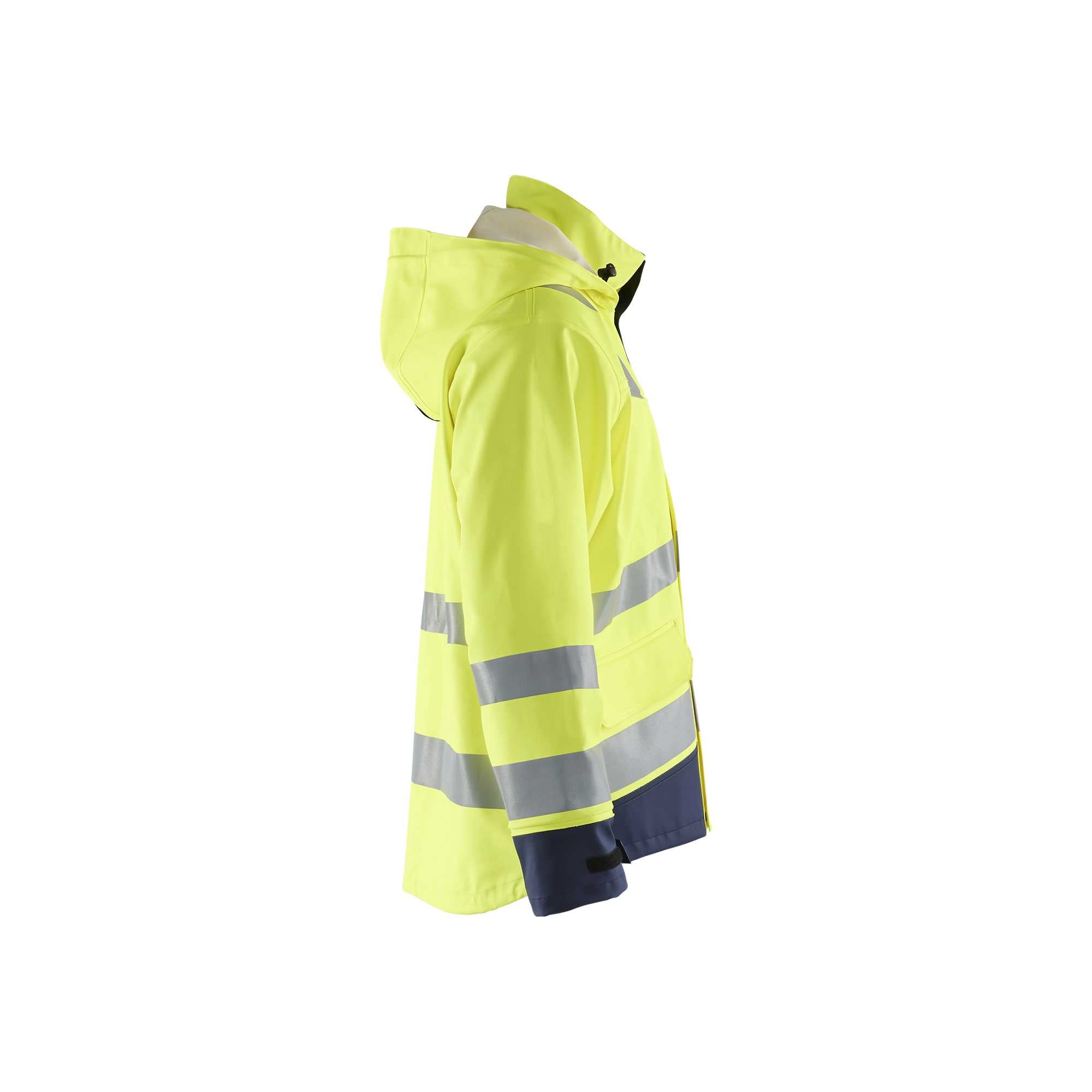 BLAKLADER 43132022 Multinorm raincoat Level 2 Hi Vis Reflective Rain Jacket MEN - Water Repellent