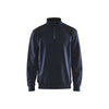 BLAKLADER 33531158 Half Zip 2 Tone Sweatshirt Work Sweatshirt MEN - 100% Cotton