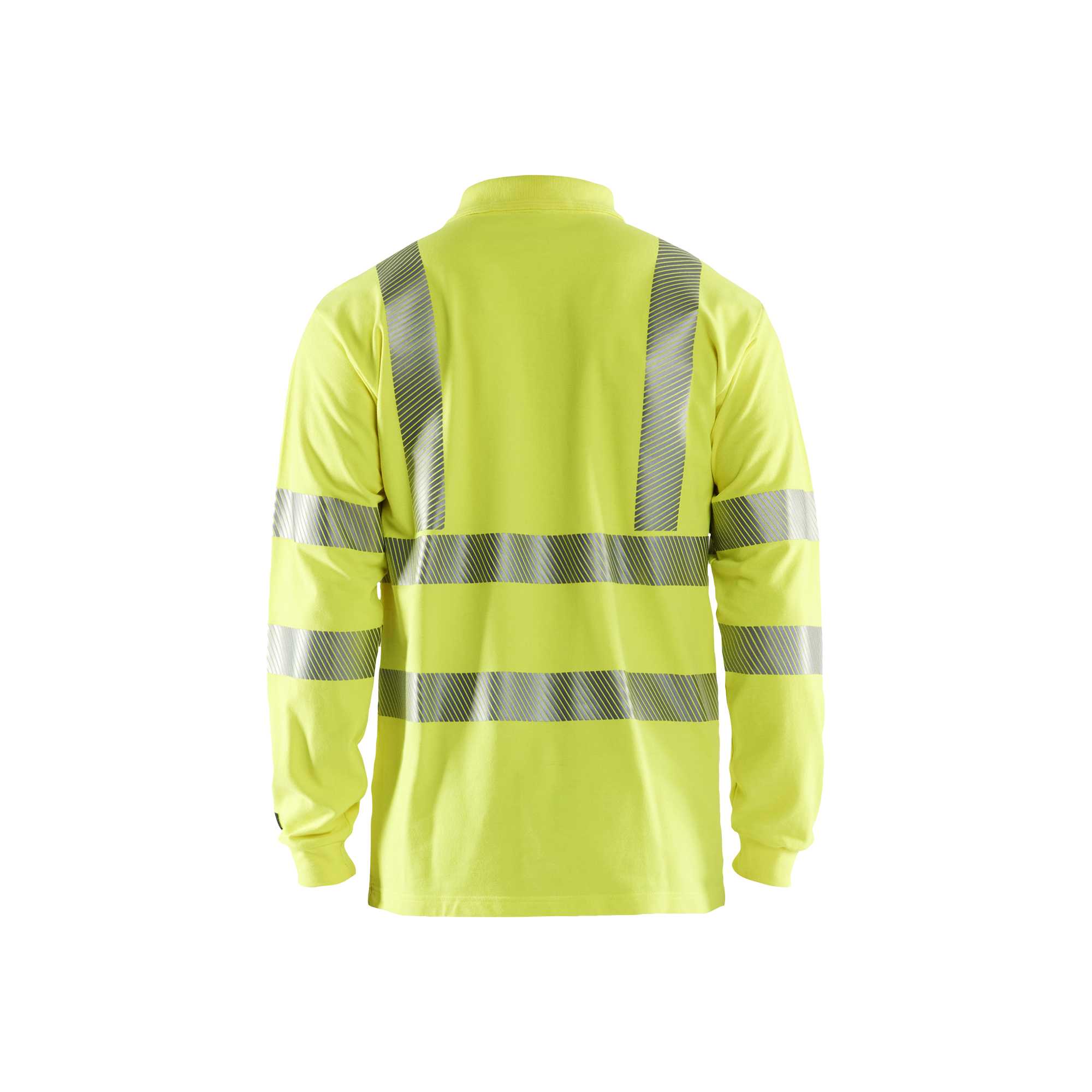 BLAKLADER 34391741 Multinorm long sleeved polo Hi Vis Reflective Long Sleeve Work Polo MEN - Flame Retardant