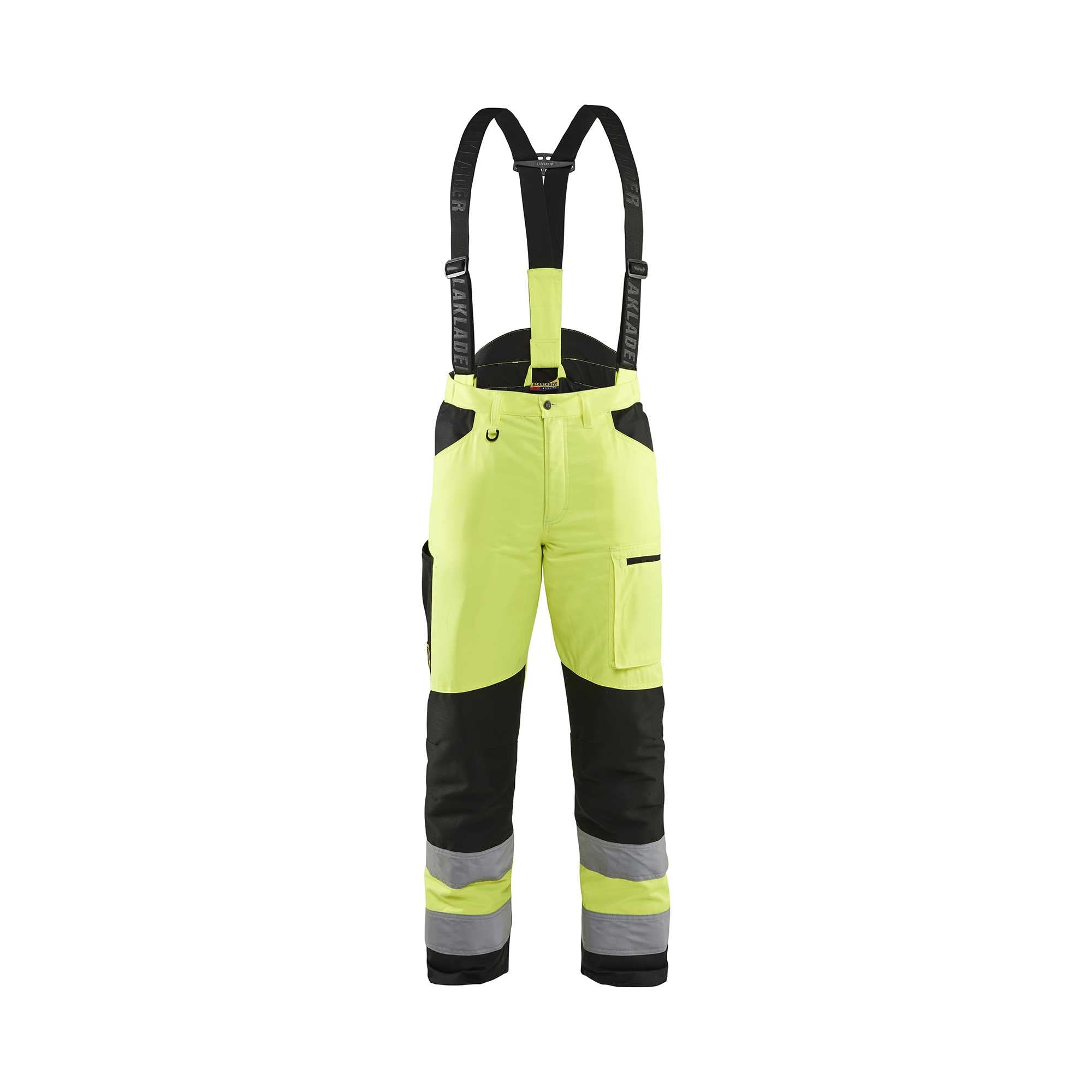 BLAKLADER 19201900 | CHAINSAW TROUSERS HI VIS Hi Vis Reflective Work Trousers Men - chainsaw protection