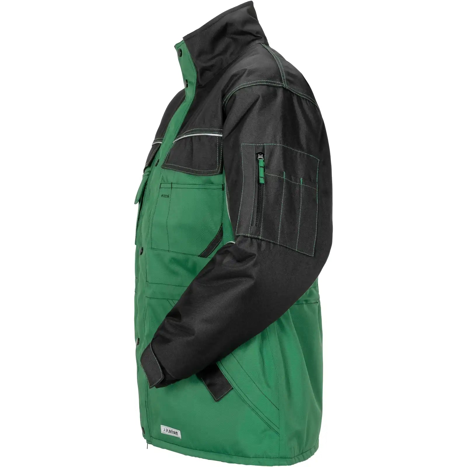 Planam Outdoor Dust Parka farngrün/schwarz L farngrün/schwarz - Produktbild ohne Model