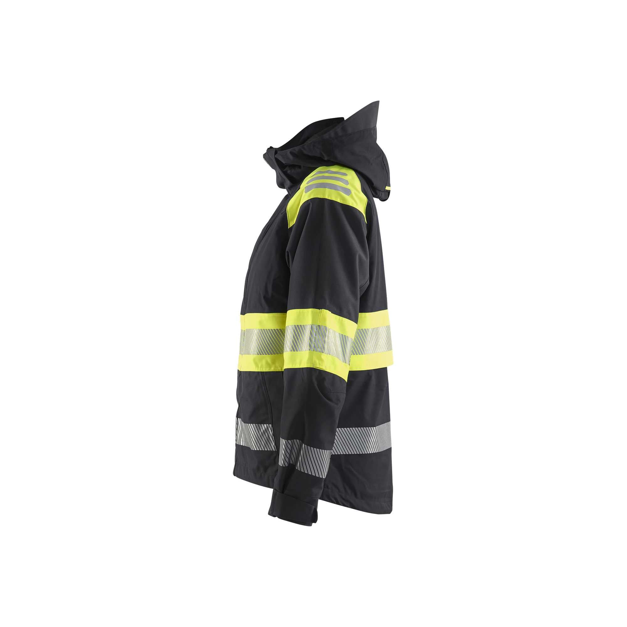 BLAKLADER 44301977 WOMEN’S HI VIS SHELL JACKET Hi Vis Reflective Shell Work Jacket WOMEN - Waterproof