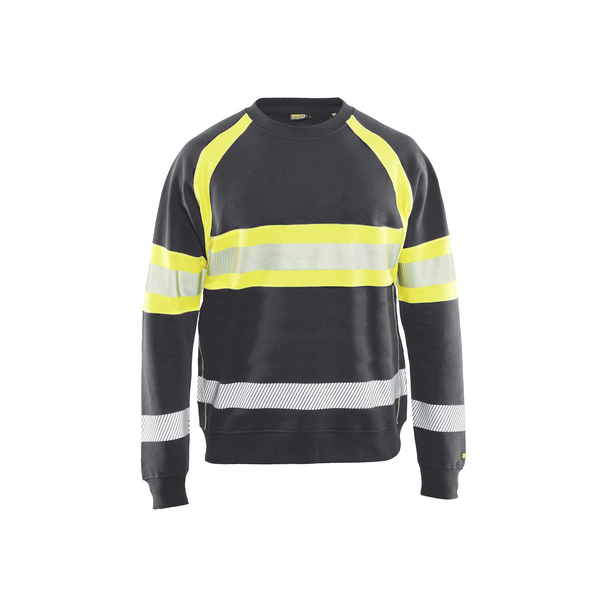 BLAKLADER 33591158 Hi Vis Sweater Hi Vis Reflective Work Sweatshirt MEN - 100% Cotton