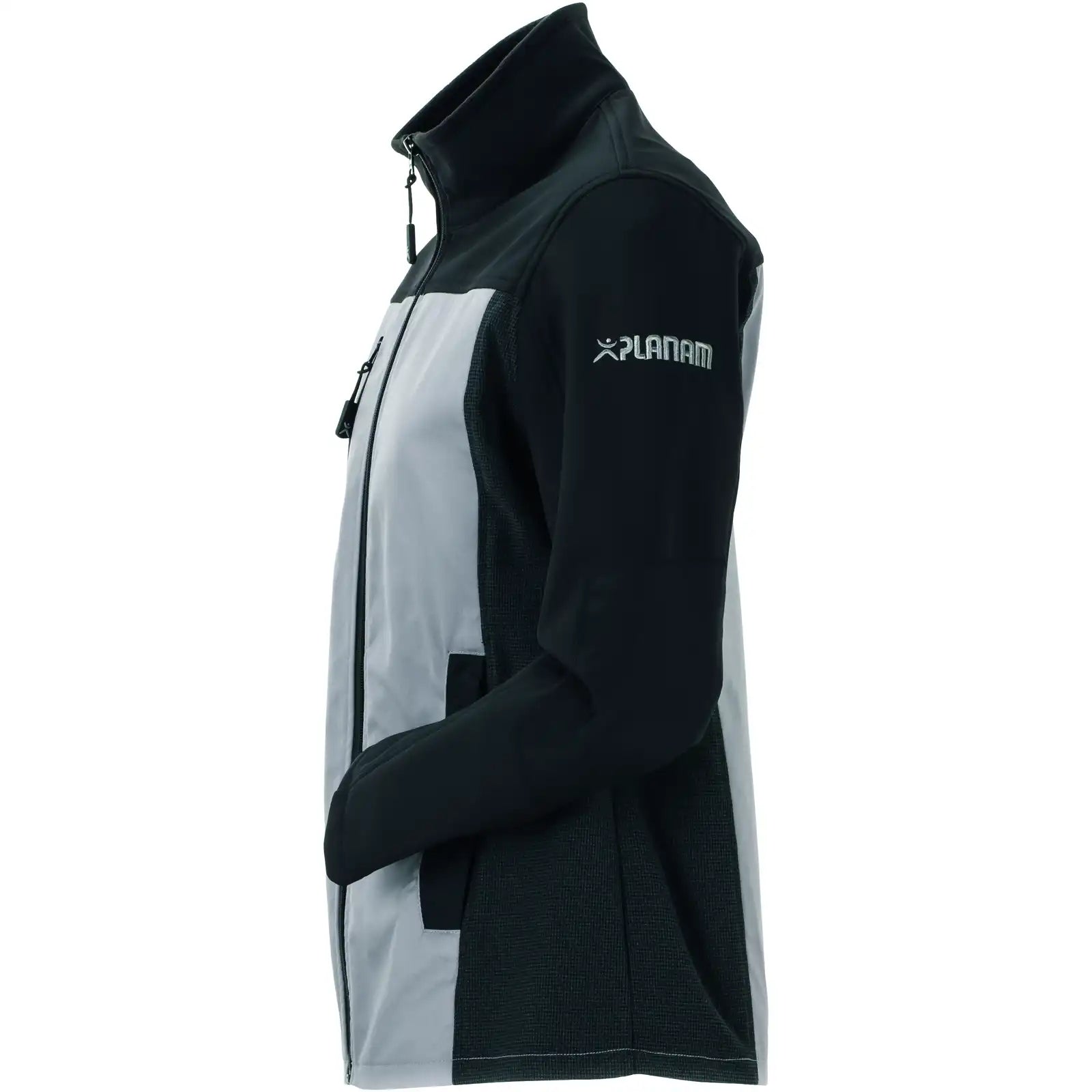 Planam Norit Damen Hybridjacke zink/schwarz 34 zink/schwarz - Produktbild ohne Model