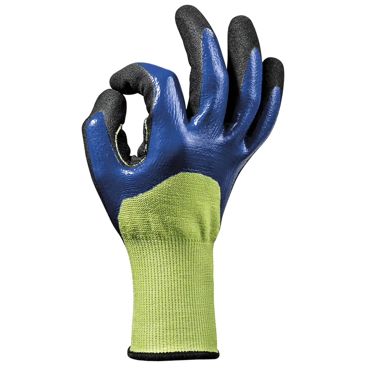 SIR SAFETY PALM SHIELD Guanti da lavoro - doppio rivestimento in nitrile - 12 paia