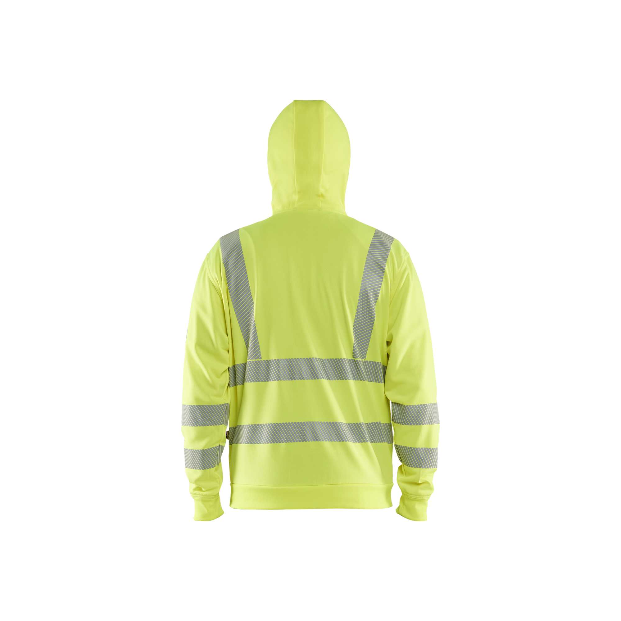 BLAKLADER 35652538 Hi Vis Hoodie Full Zip Hi Vis Reflective Hoodie Work Sweatshirt MEN - Breathable
