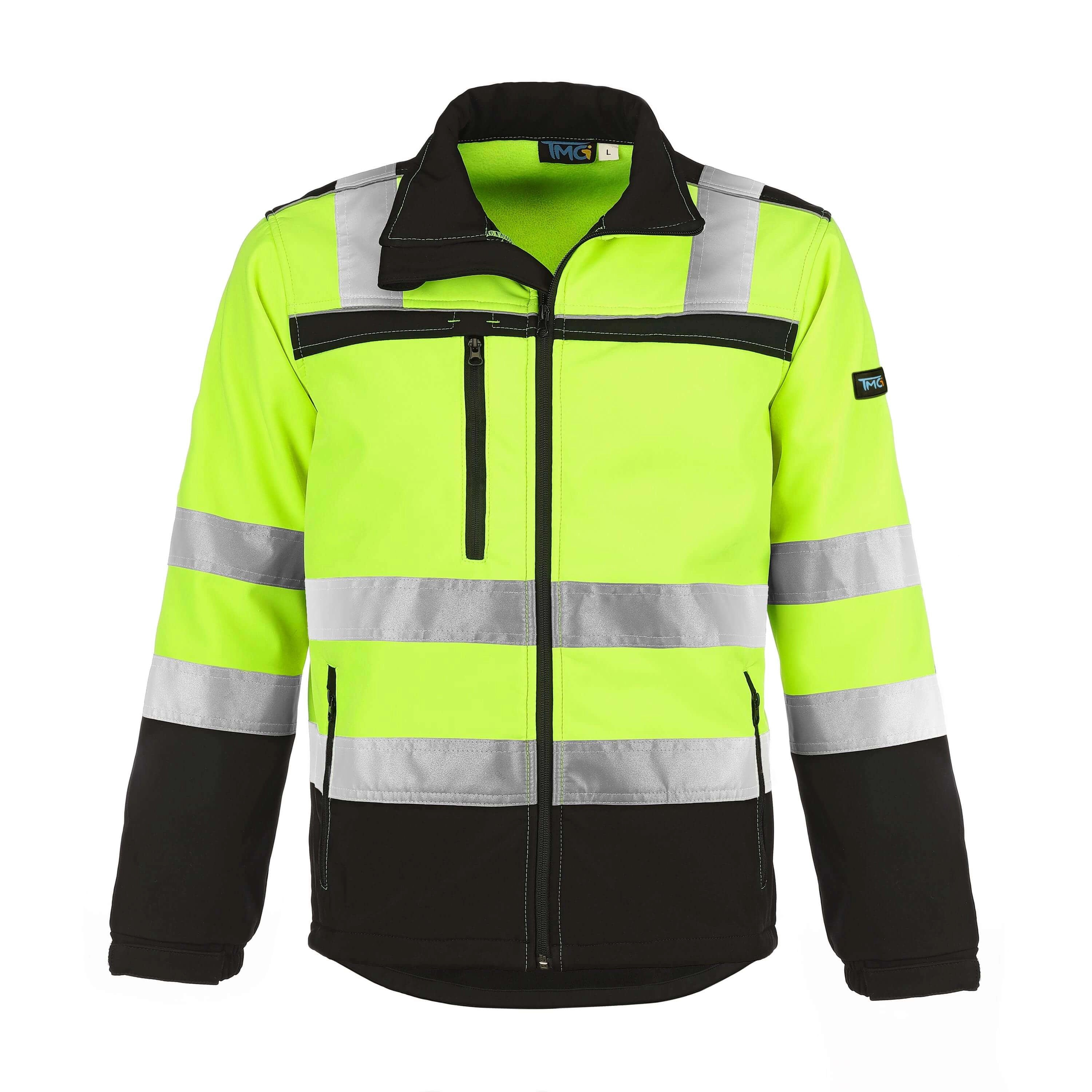 TMG Night Reflex Softshell jacket yellow - Softshell_Gelb_01