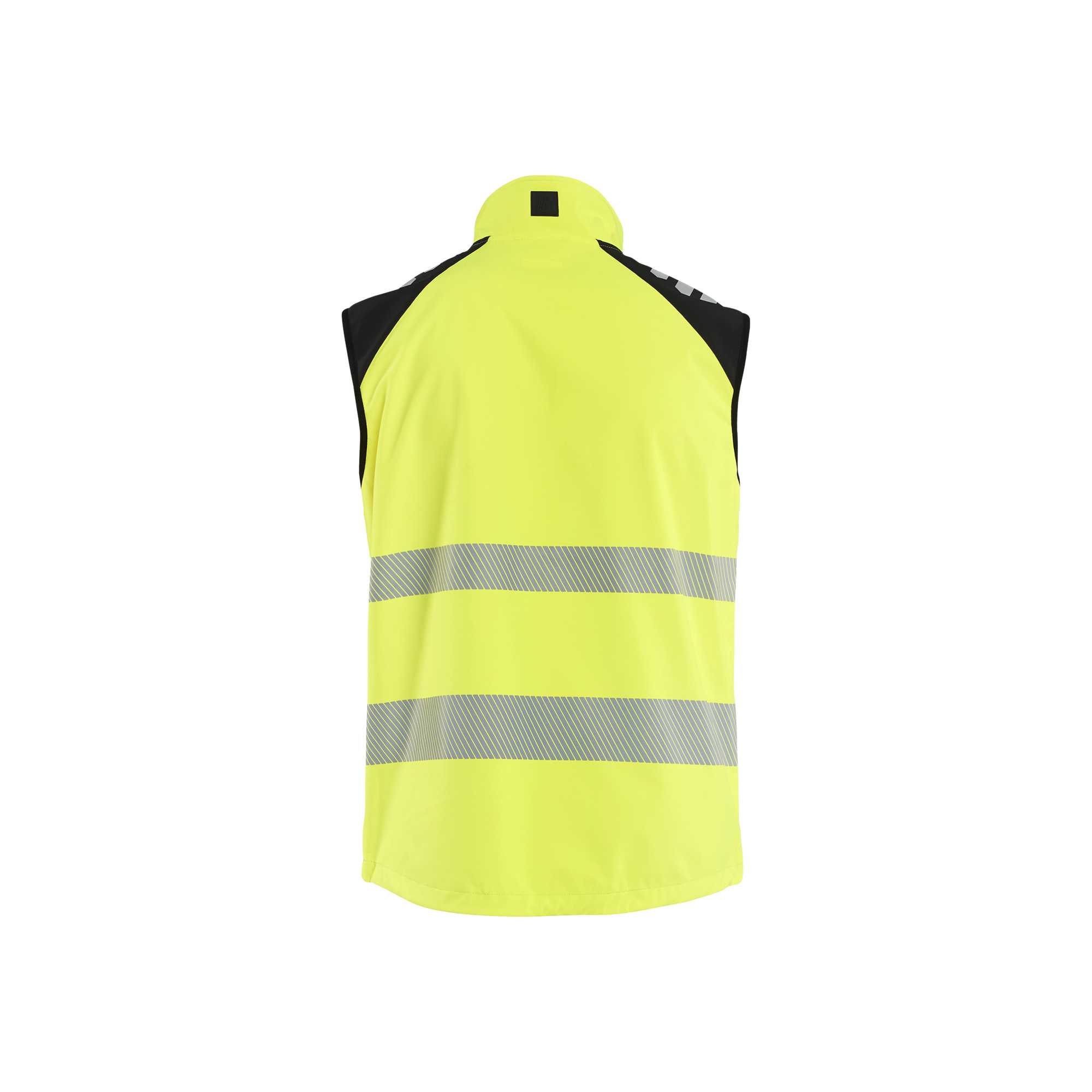 BLAKLADER 30912513 SOFTSHELL VEST HI VIS Hi Vis Reflective Work Softshell Vest MEN - Waterproof