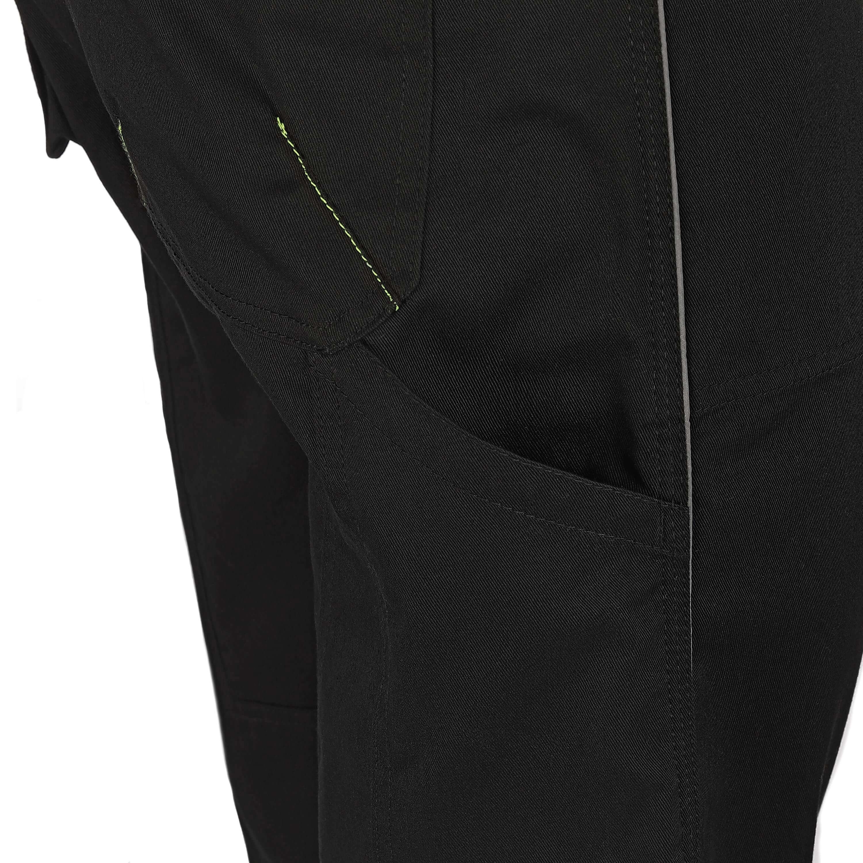 TMG Profile Work trousers black - Profile_Lang_04a