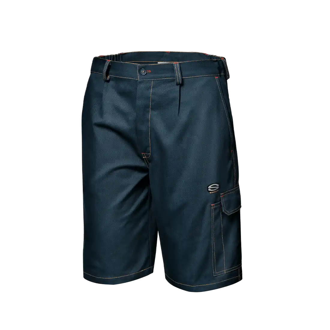 SYMBOL BERMUDAS Work Shorts - Elastic Waistband - Triple-Stitched Seams - Utility Pocket - Image 1