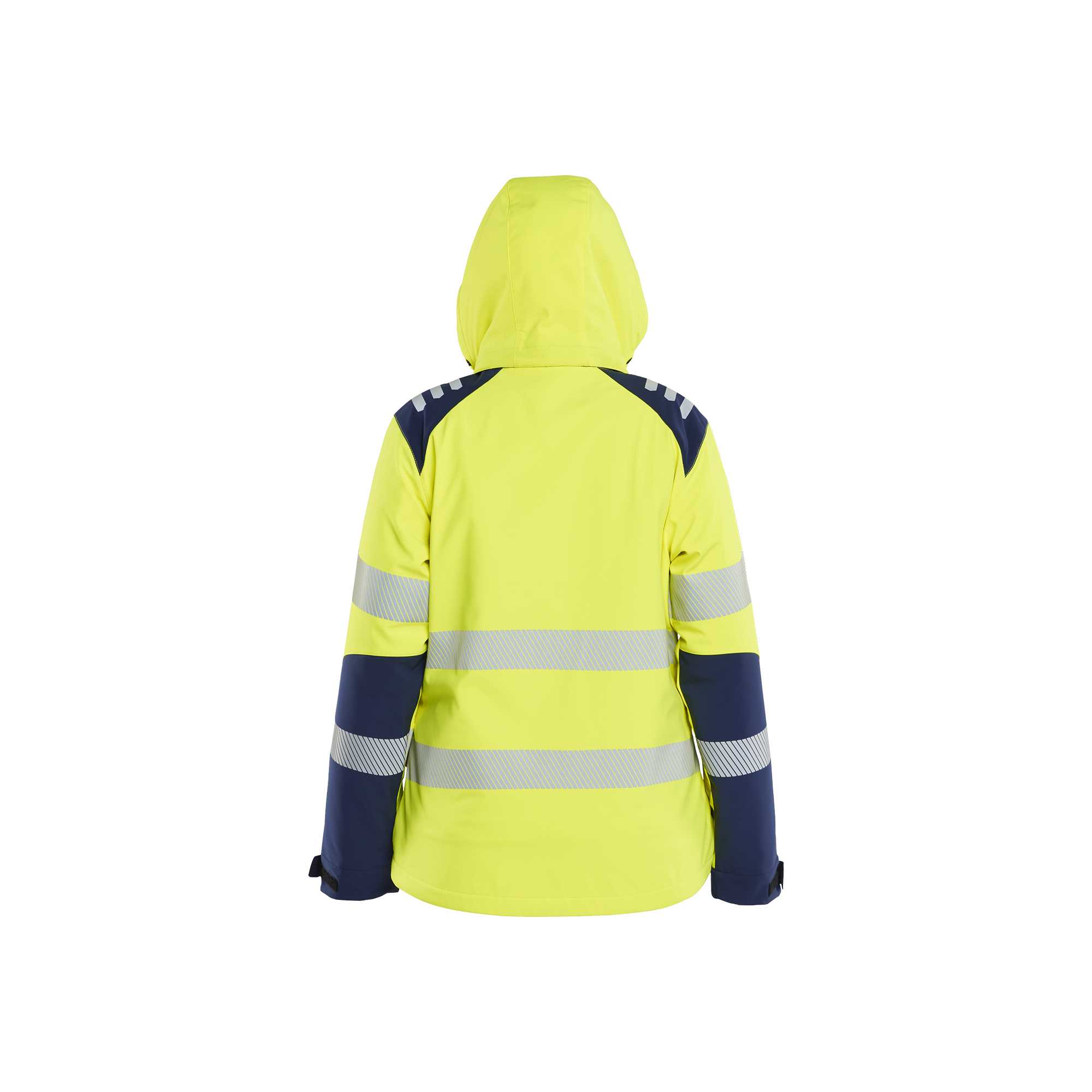 BLAKLADER 44012513 Women's Hi vis Lightweight lined Winter Softshell Jacket Hi Vis Reflective Softshell Work Jacket WOMEN - Waterproof