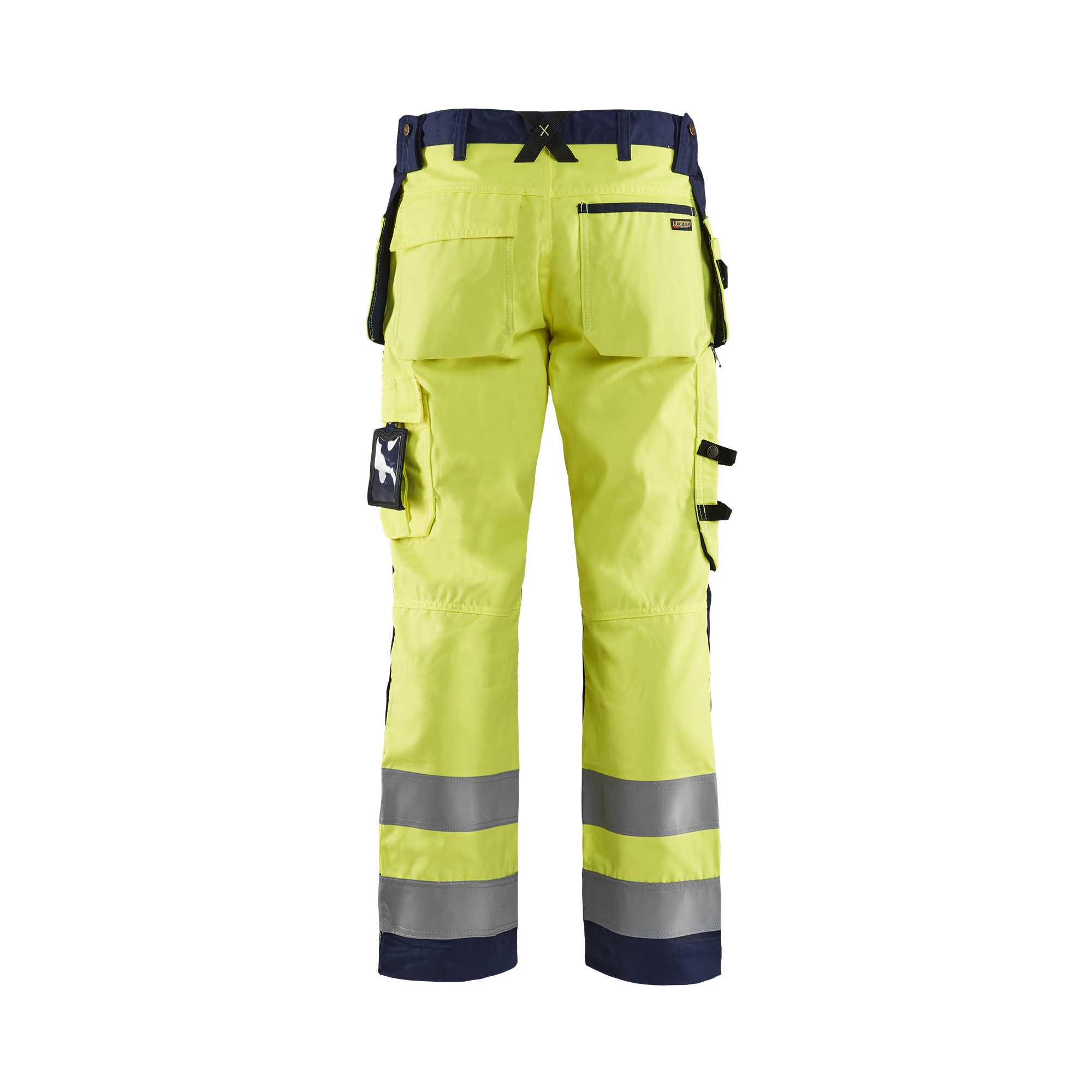BLAKLADER 15681811 | Warnschutz-Handwerkerhose Warnschutz Reflektierende Arbeitshose Herren - Twill-Gewebe
