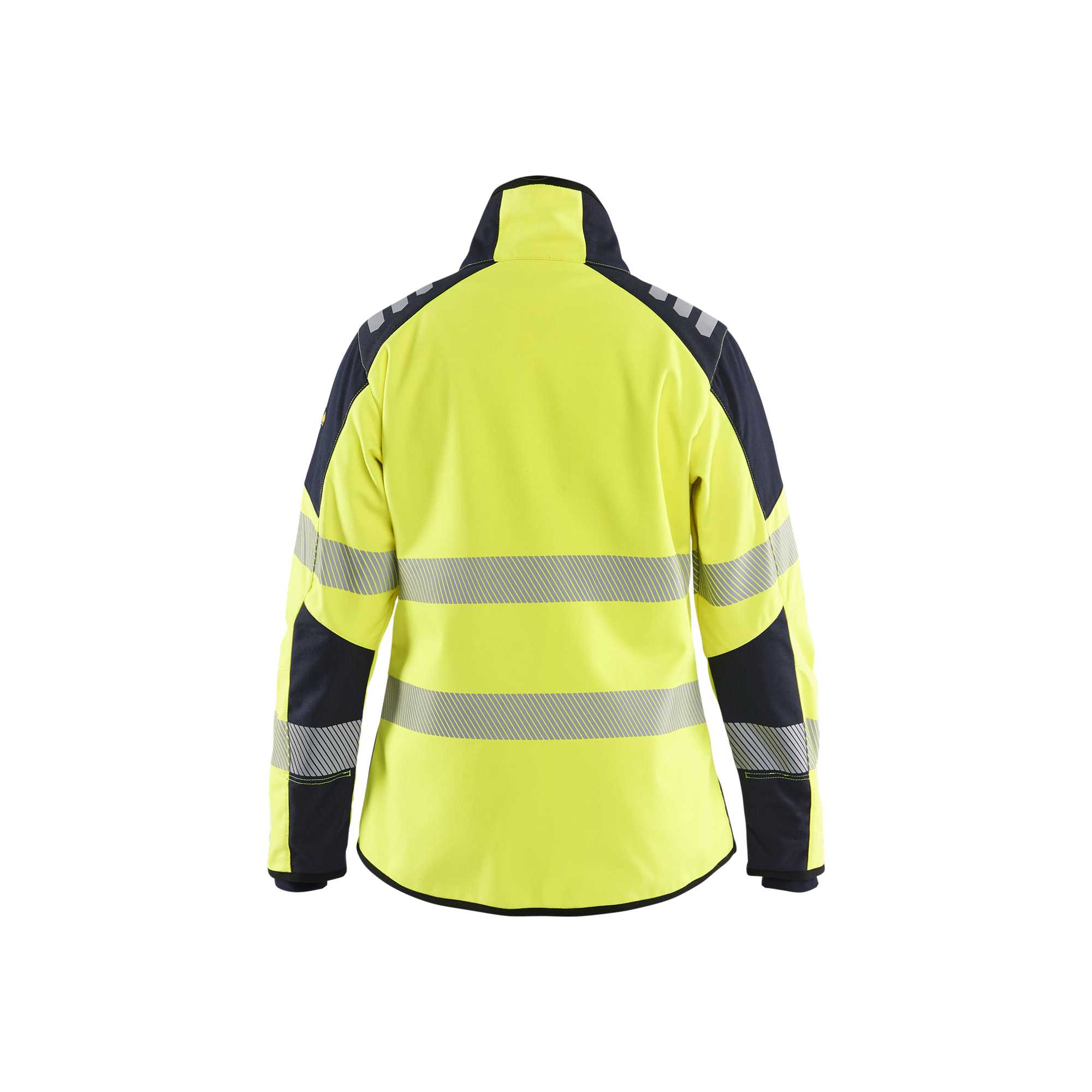BLAKLADER 44481560 Women's Multinorm softshell Jacket Hi Vis Reflective Softshell Work Jacket WOMEN - Flame Resistant