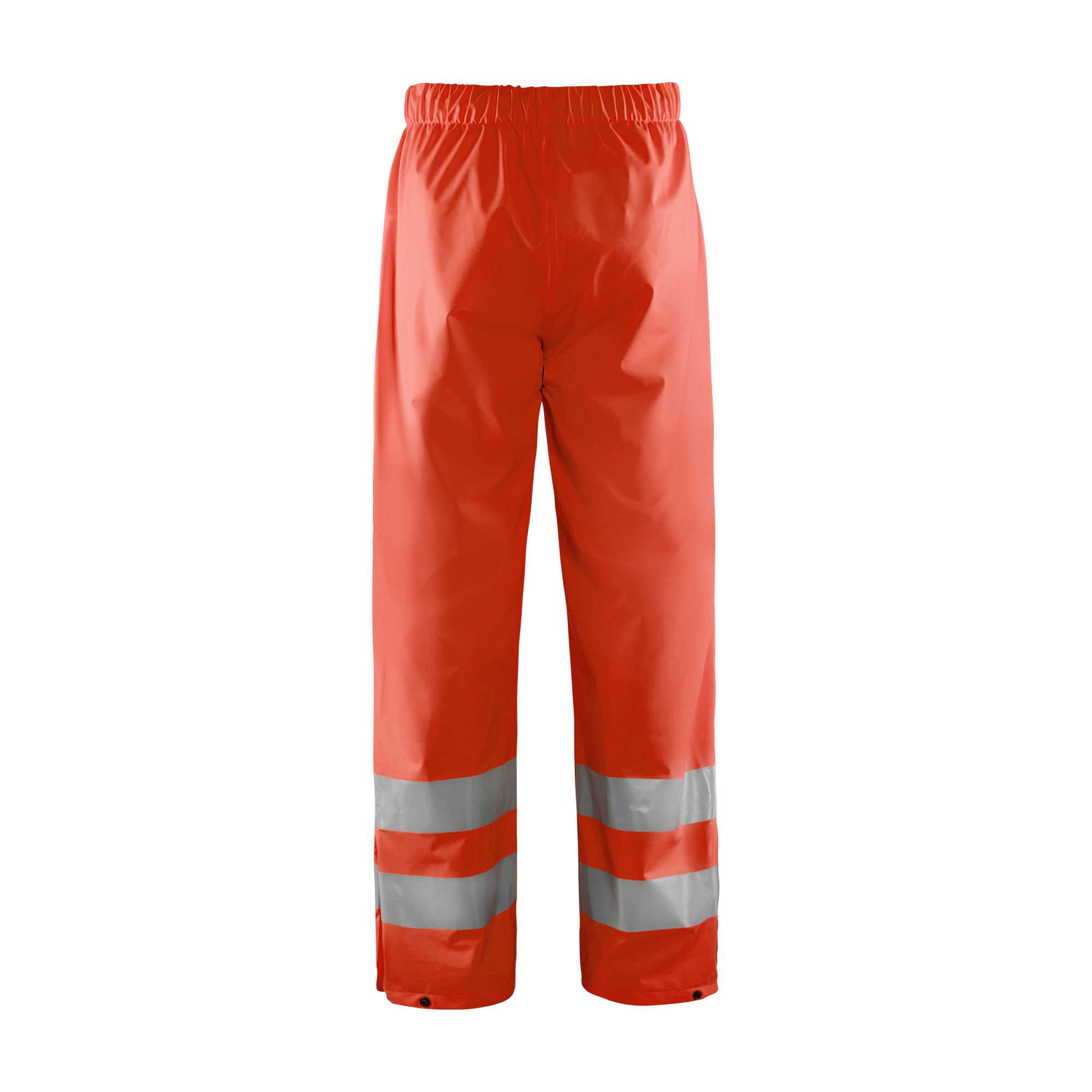 BLAKLADER 13842000 Rain Trousers Hi Vis LEVEL 1 Hi Vis Reflective Work Trousers Men - waterproof