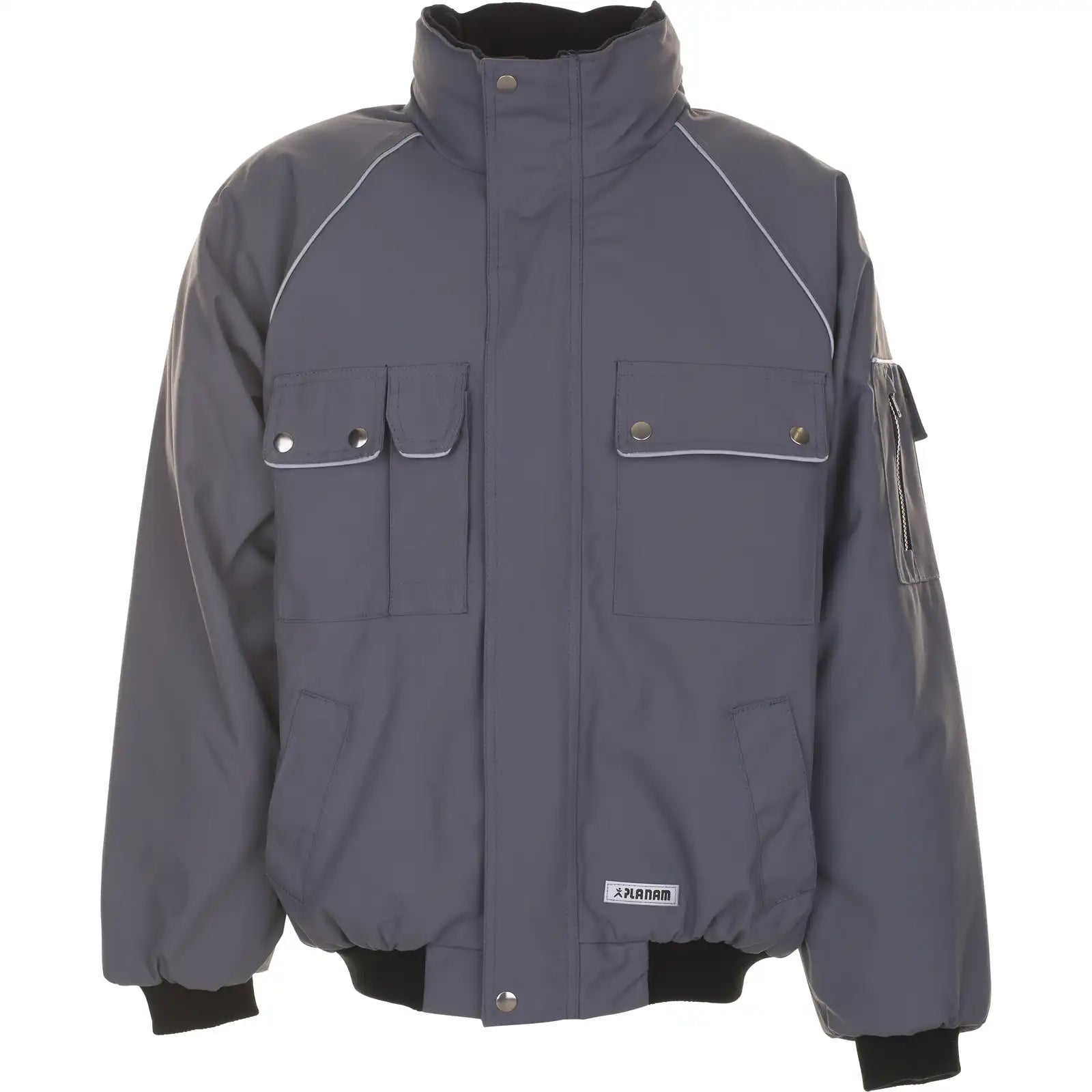 Planam Canvas 320 Winterblouson grau/schwarz 4XL grau/schwarz - Vorschaubild