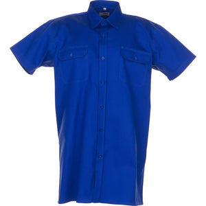 Planam Hemden Köperhemd 1/4-Arm mittelblau 37/38 mittelblau - Vorschaubild