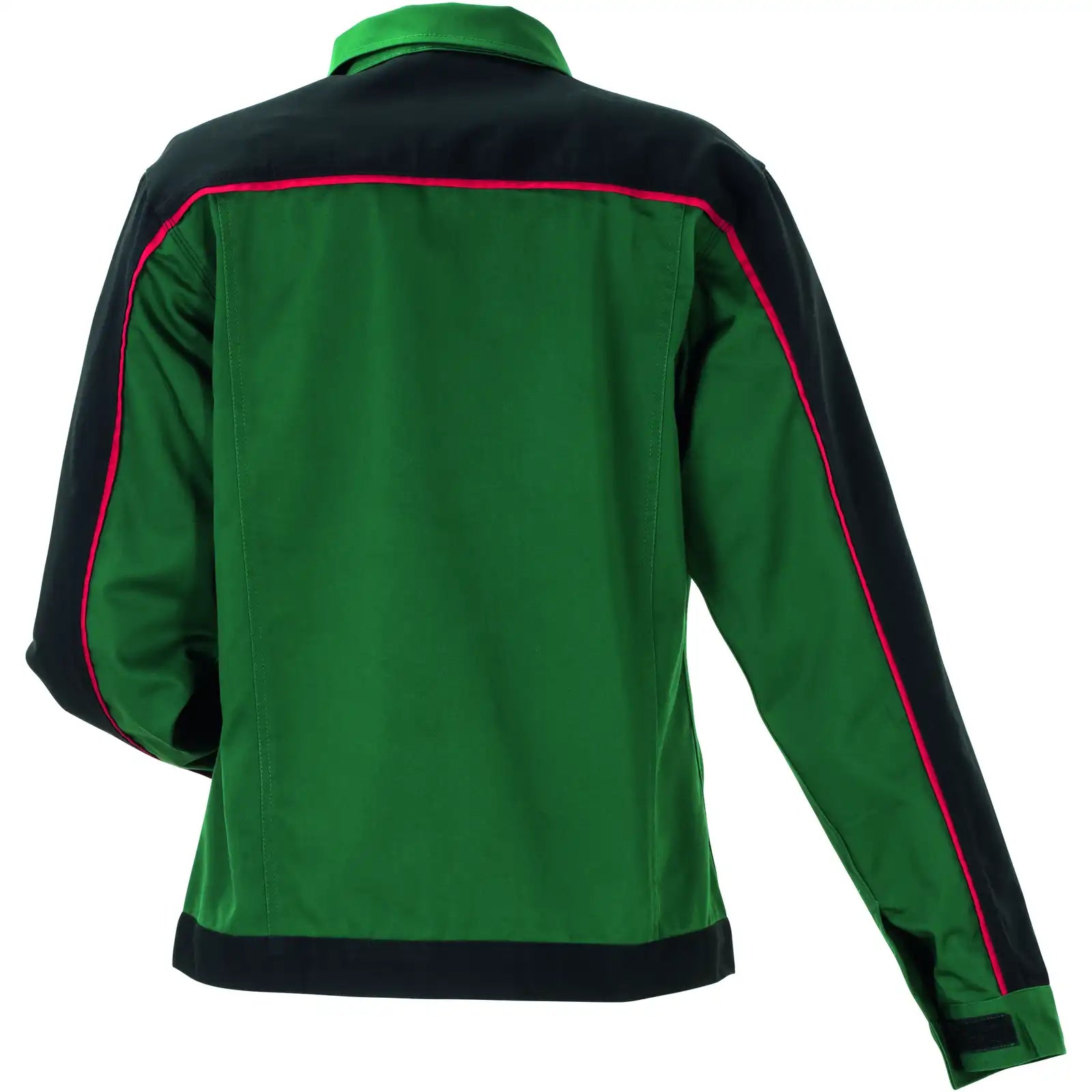 Planam Highline Damen Bundjacke grün/schwarz/rot 34 grün/schwarz/rot - Produktbild ohne Model