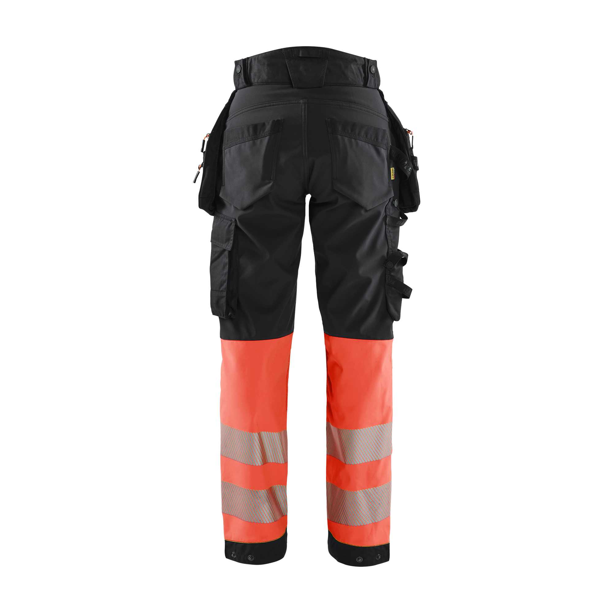 BLAKLADER 71142513 | Dames Hi Vis softshell broek Hi Vis Reflecterende Werkbroek Dames - Waterdicht