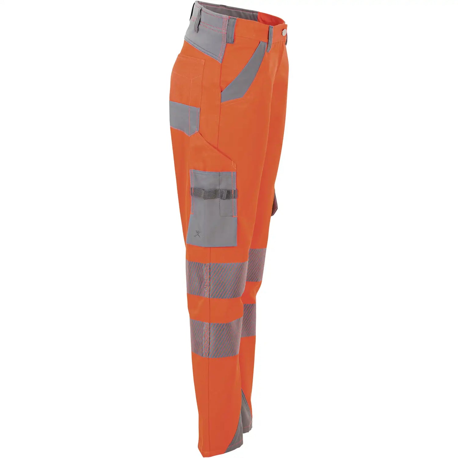 Planam Norit Warnschutz Damen Bundhose orange/zink  36 orange/zink - Produktbild ohne Model