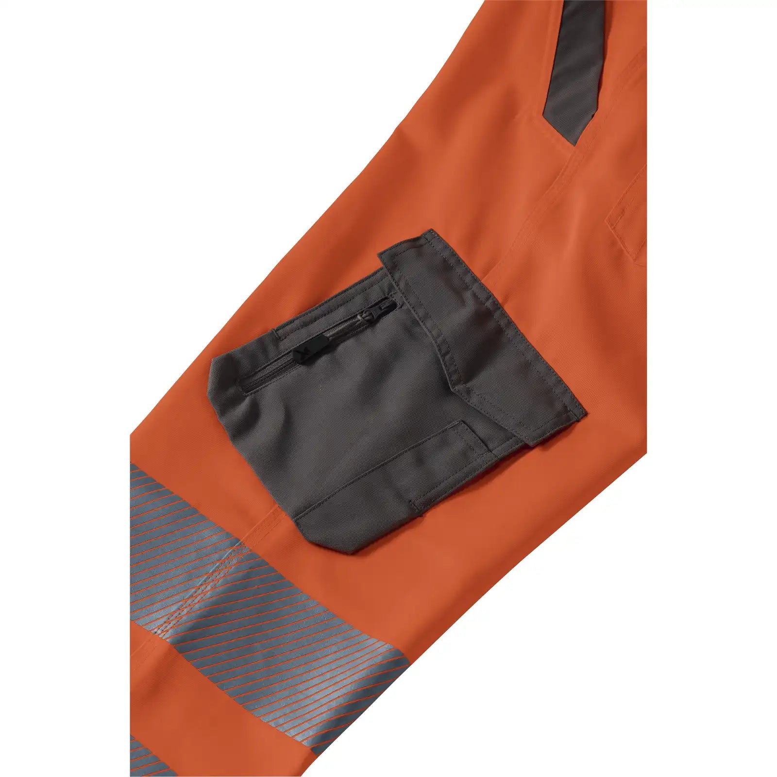 Planam Norit Warnschutz Herren Bundhose orange/zink  102 orange/zink - Extra Detailbild