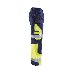 BLAKLADER 15081860 High Vis broek X1500 High Vis Reflecterende Werkbroek Heren - Twillstof