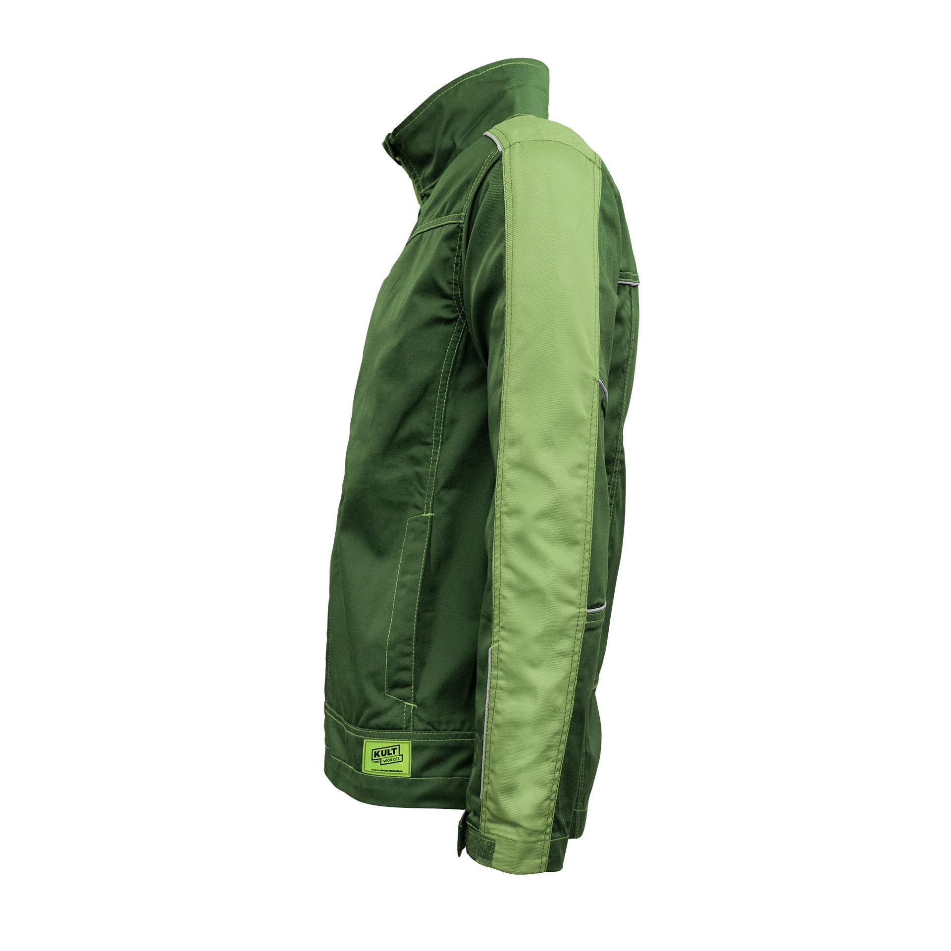 TMG Kult Worker Work jacket green - KW-200010_Bundjacke_gruen_seite_1920x1920