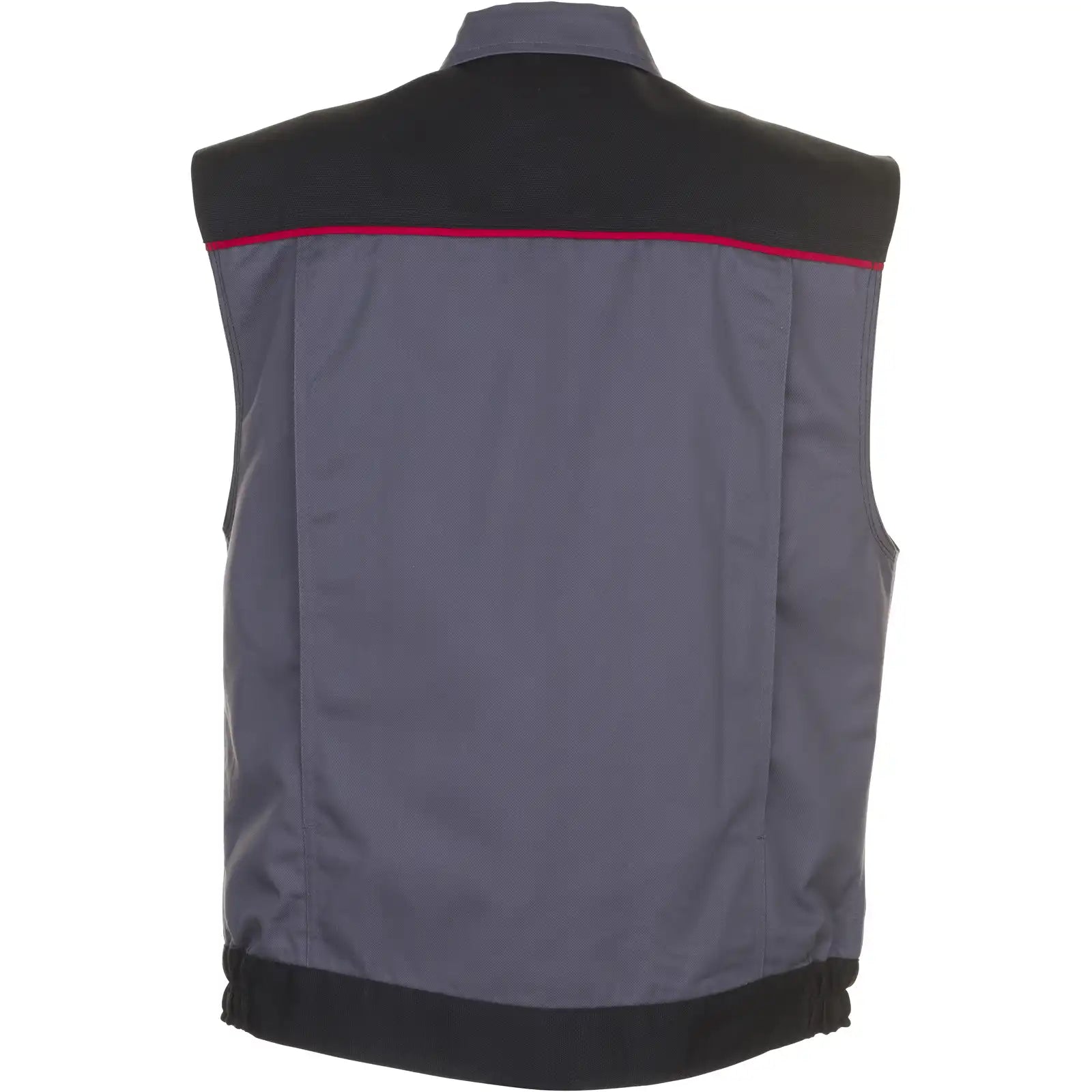 Planam Highline Arbeitsweste schiefer/schwarz/rot XS schiefer/schwarz/rot - Produktbild ohne Model