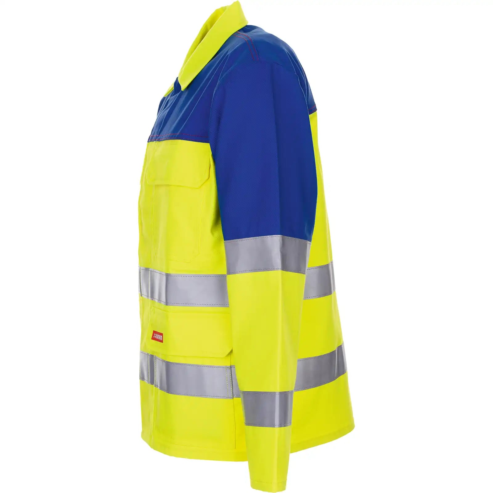 Planam Major Protect Jacke 1-lagig warngelb/kornblumenblau 102 gelb/kornblumenblau - Produktbild ohne Model