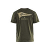 BLAKLADER 94201042 T SHIRT GRIT FLAG Short Sleeve Work T-Shirt MEN - 100% Cotton