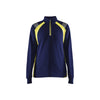 BLAKLADER 34031158 Hi Vis Reflective Half-zip Work Sweatshirt WOMEN - 100% Cotton