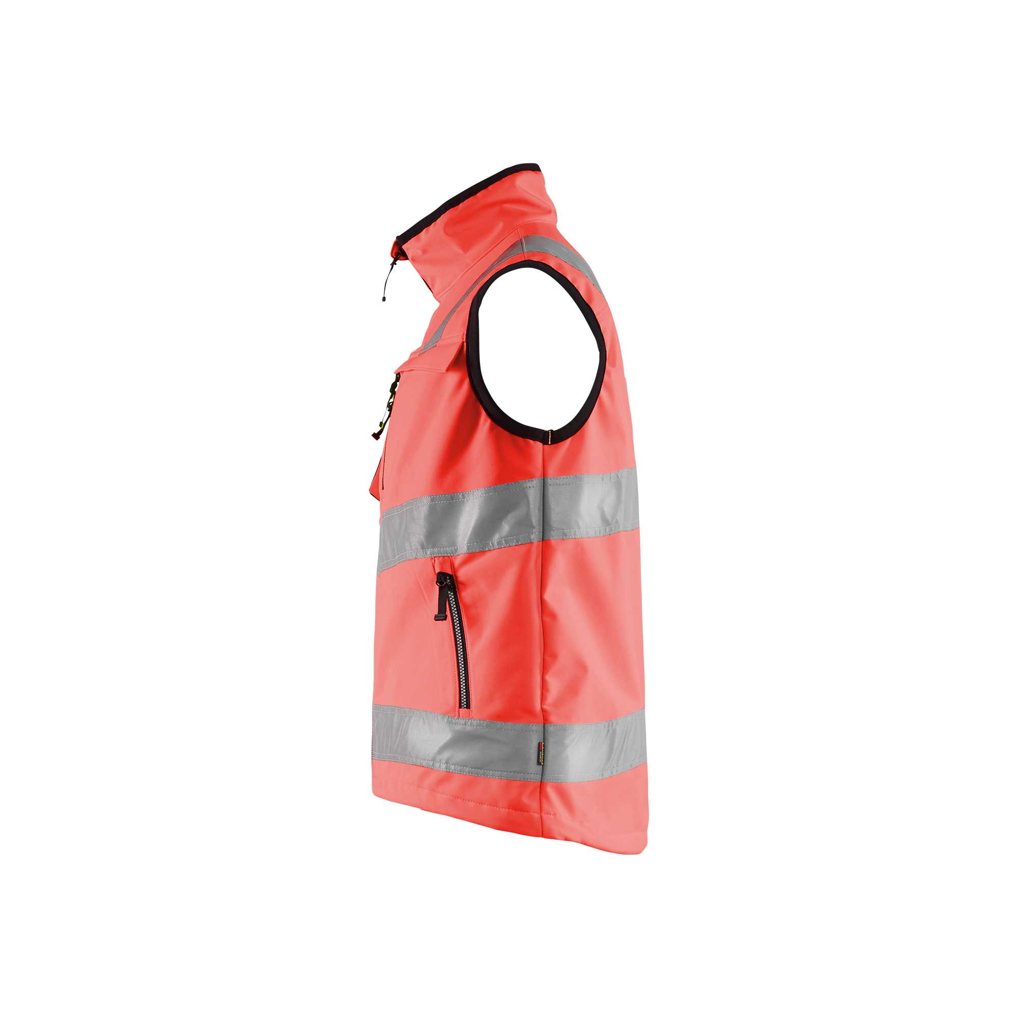 BLAKLADER 30492517 HI VIS SOFTSHELL VEST Hi Vis Reflective Work Softshell Vest MEN - Waterproof