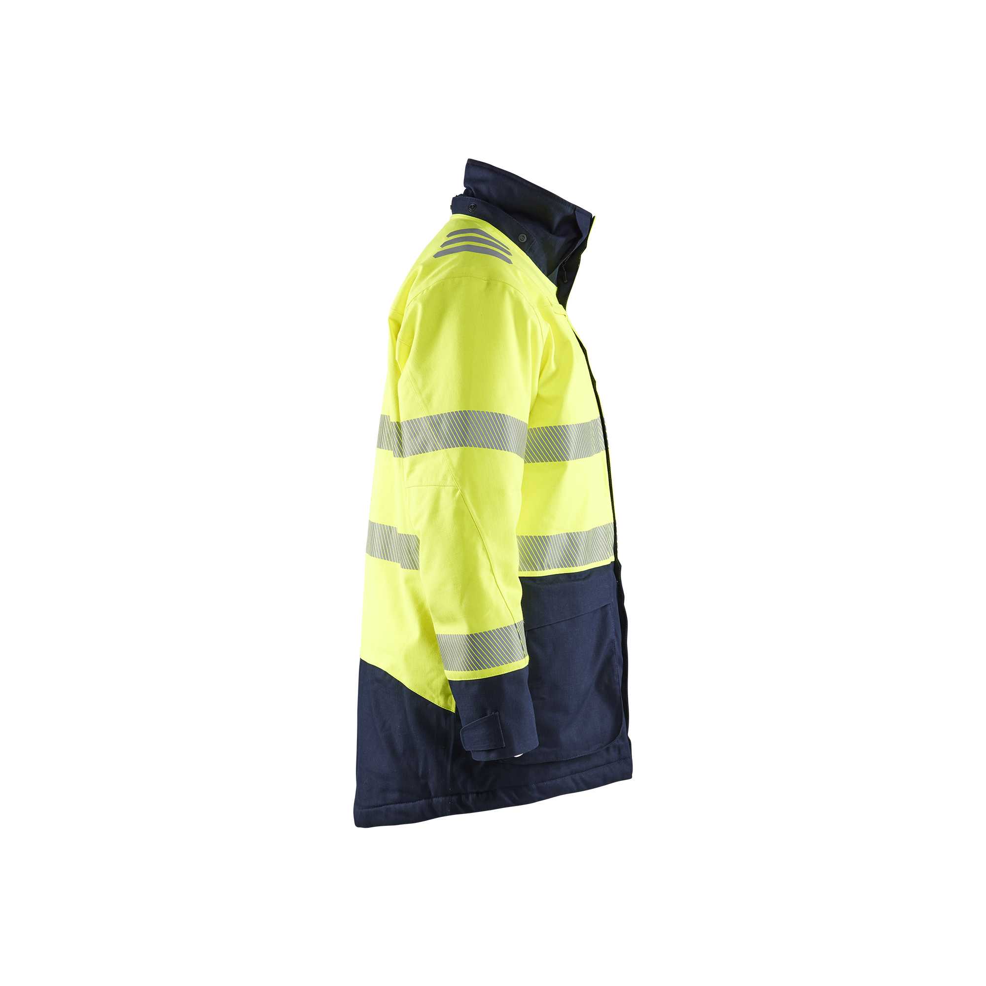 BLAKLADER 45271534 Multinorm Winter Parka Hi Vis Reflective Parka Work Jacket MEN - Ripstop