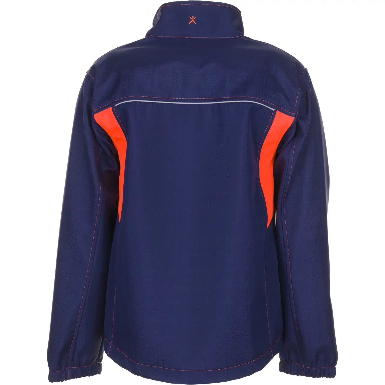 Planam Basalt Neon Softshelljacke marine/orangeL marine/orange - Produktbild ohne Model