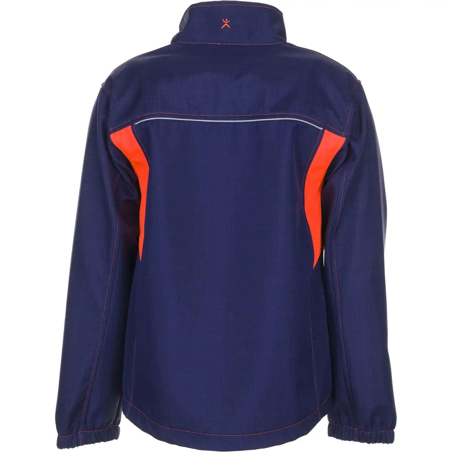 Planam Basalt Neon Softshelljacke marine/orangeXS marine/orange - Produktbild ohne Model
