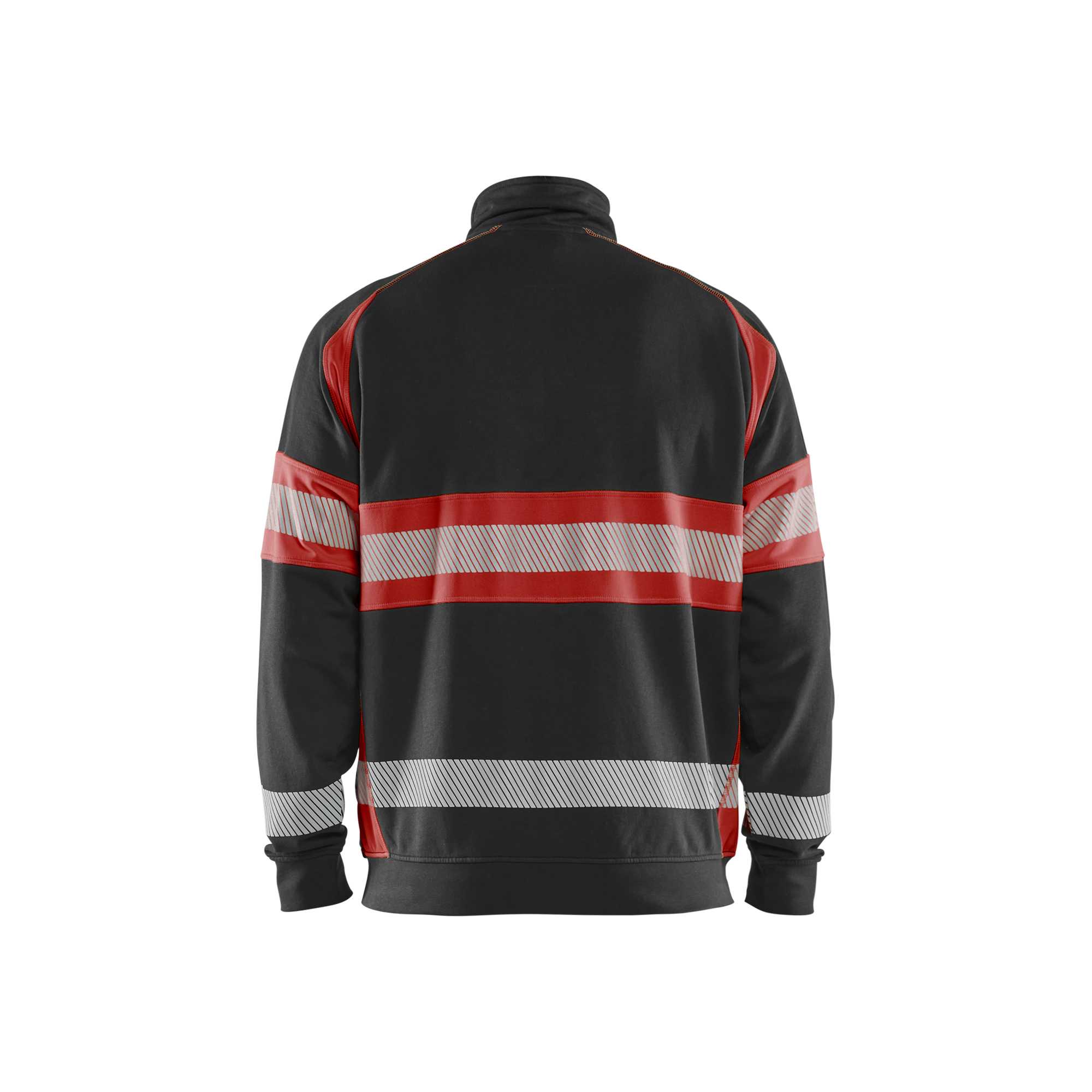 BLAKLADER 35511158 Hi Vis Sweater Hi Vis Reflective Full-zip Work Sweatshirt MEN - 100% Cotton