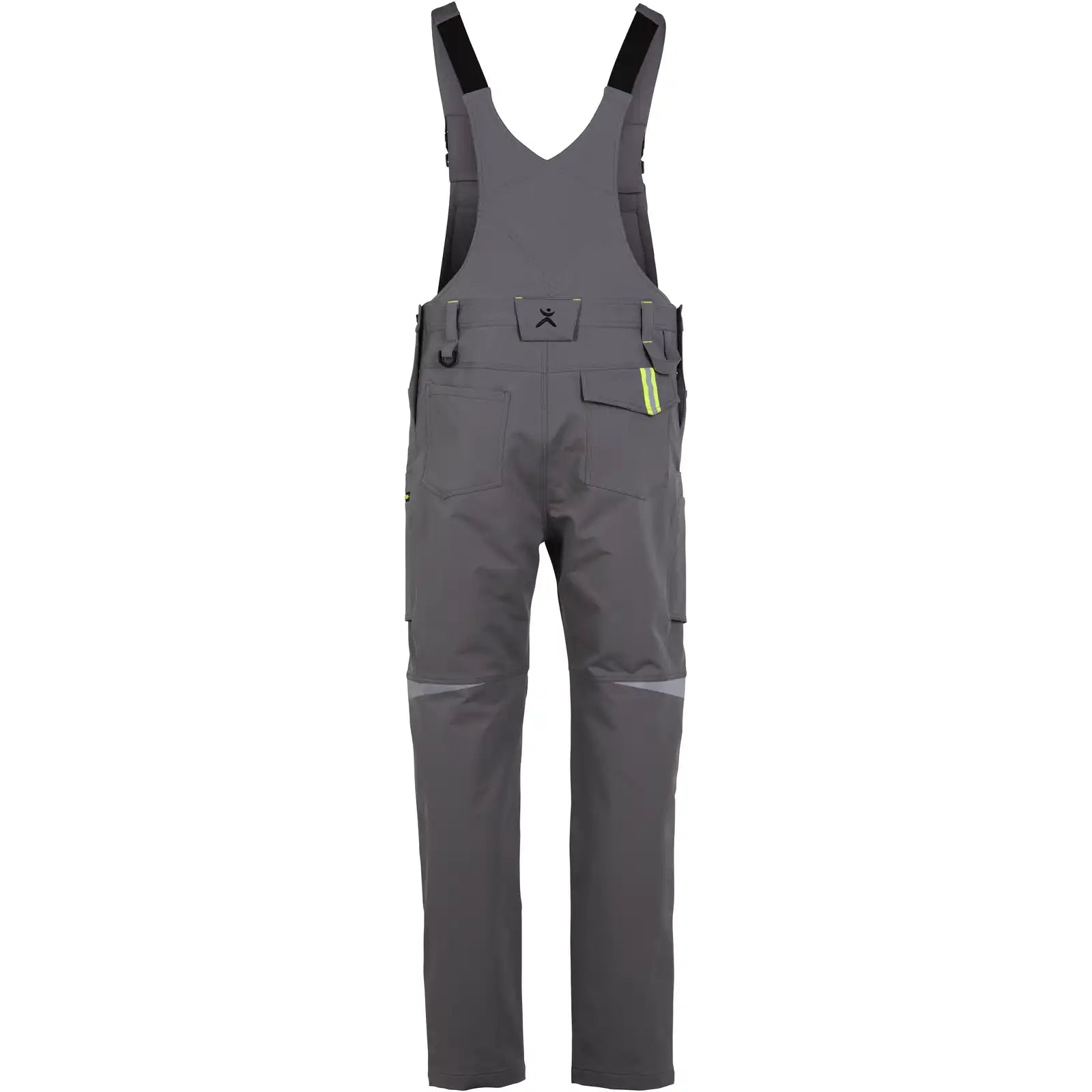 Planam rECOline Latzhose zink/schwarz      102 zink/schwarz - Produktbild ohne Model