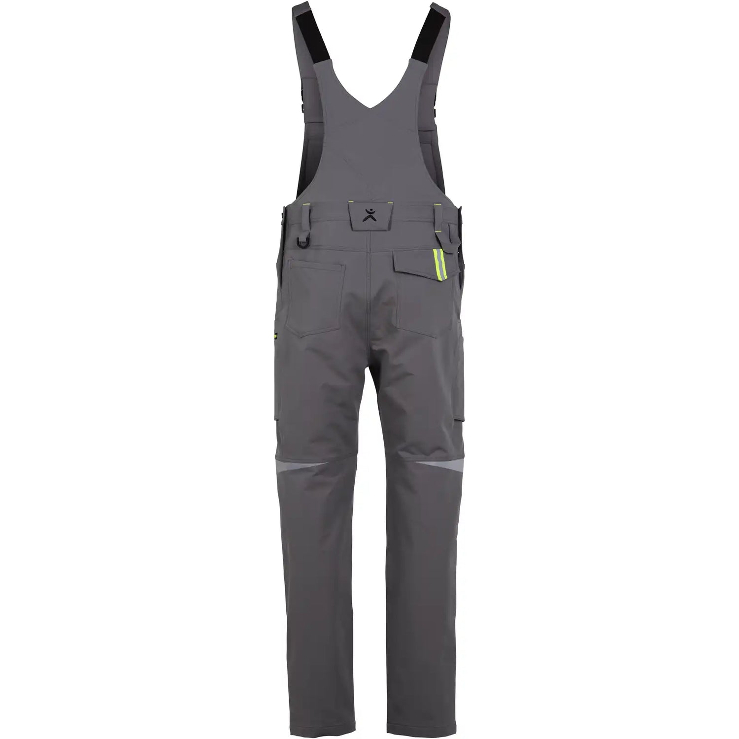 Planam rECOline Latzhose zink/schwarz      102 zink/schwarz - Produktbild ohne Model