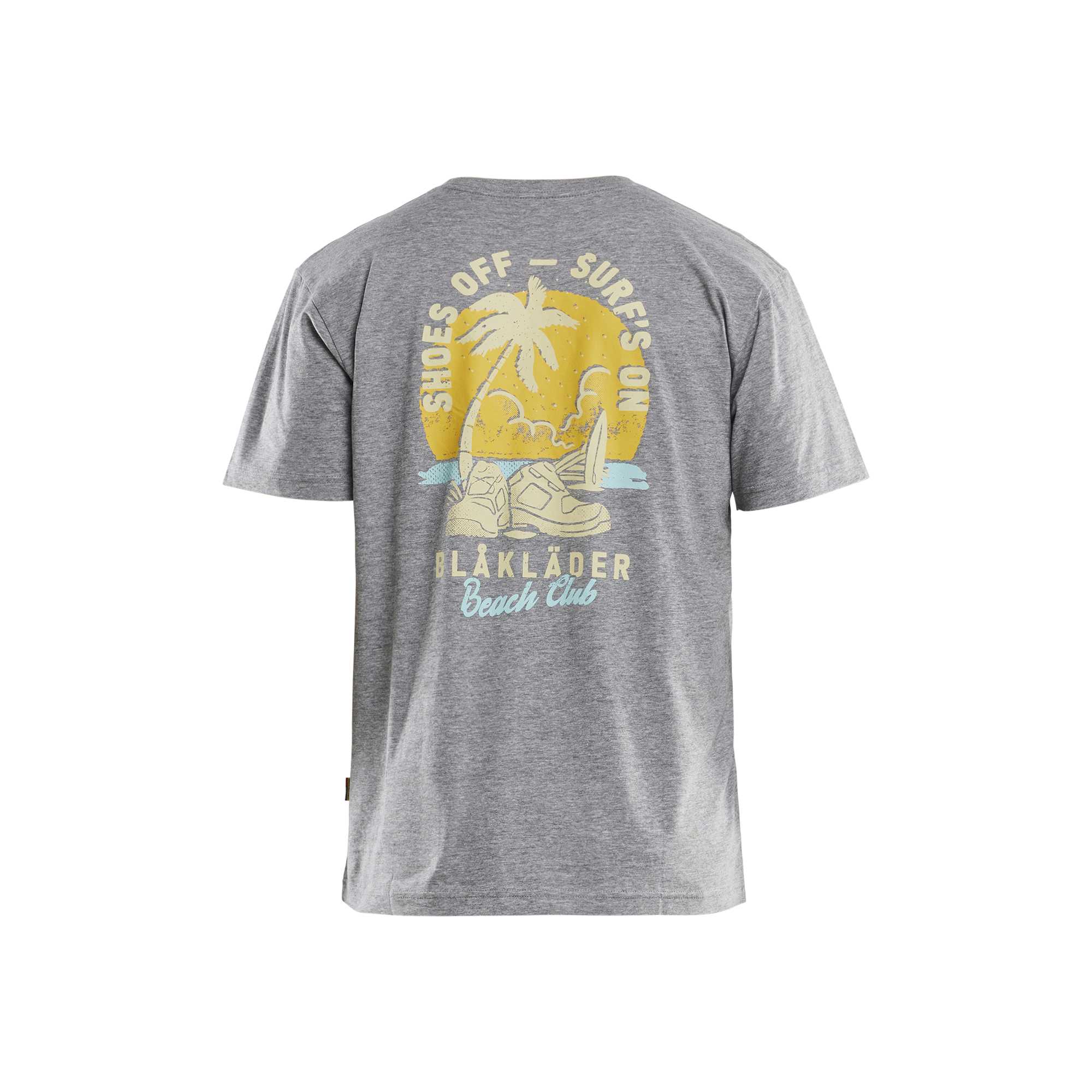 BLAKLADER 94191043 T SHIRT BLÅKLÄDER BEACH CLUB Short Sleeve Work T-Shirt MEN - 85% Cotton