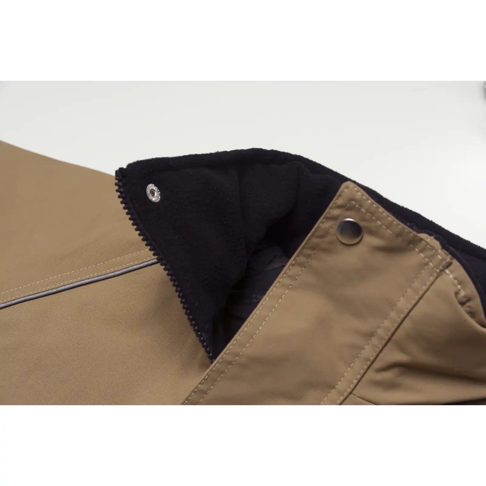 Planam Canvas 320 Winterparka khaki/schwarz S khaki/schwarz - Extra Detailbild