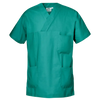 SIR SAFETY CARDIO mod. SCRUB TOP Short Sleeve Work Shirt MEN - 100% Cotton