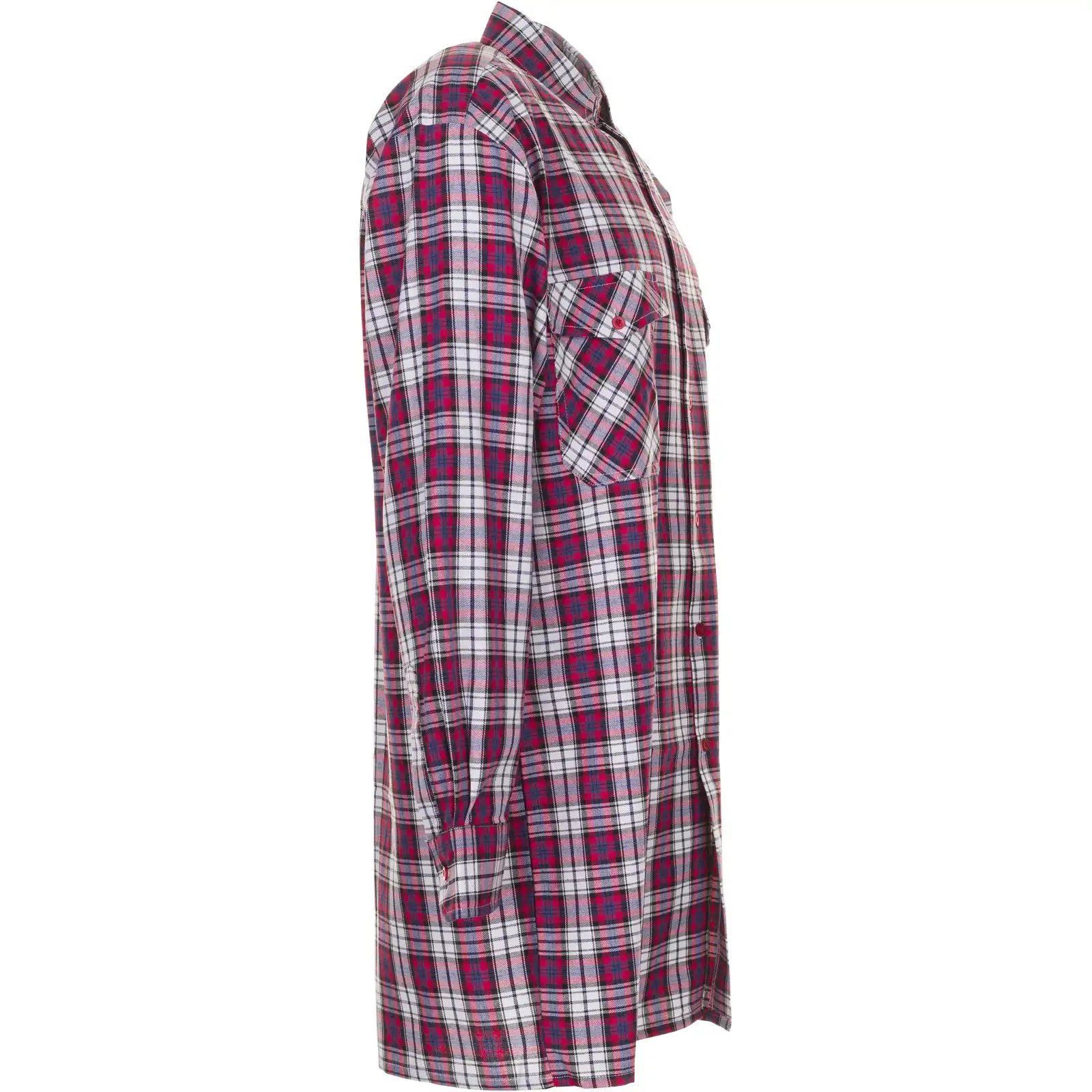 Planam Hemden Flanell-Hemd 2001 rot kariert 37/38 rot kariert - Produktbild ohne Model