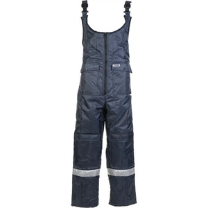 Planam Kühl-/Gefrierhaus Gefrierhaus Latzhose marine/kornblumenblau L marine, Innenfutter kornblumenblau - Vorschaubild