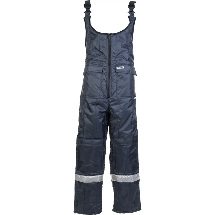Planam Kühl-/Gefrierhaus Gefrierhaus Latzhose marine/kornblumenblau L marine, Innenfutter kornblumenblau - Vorschaubild