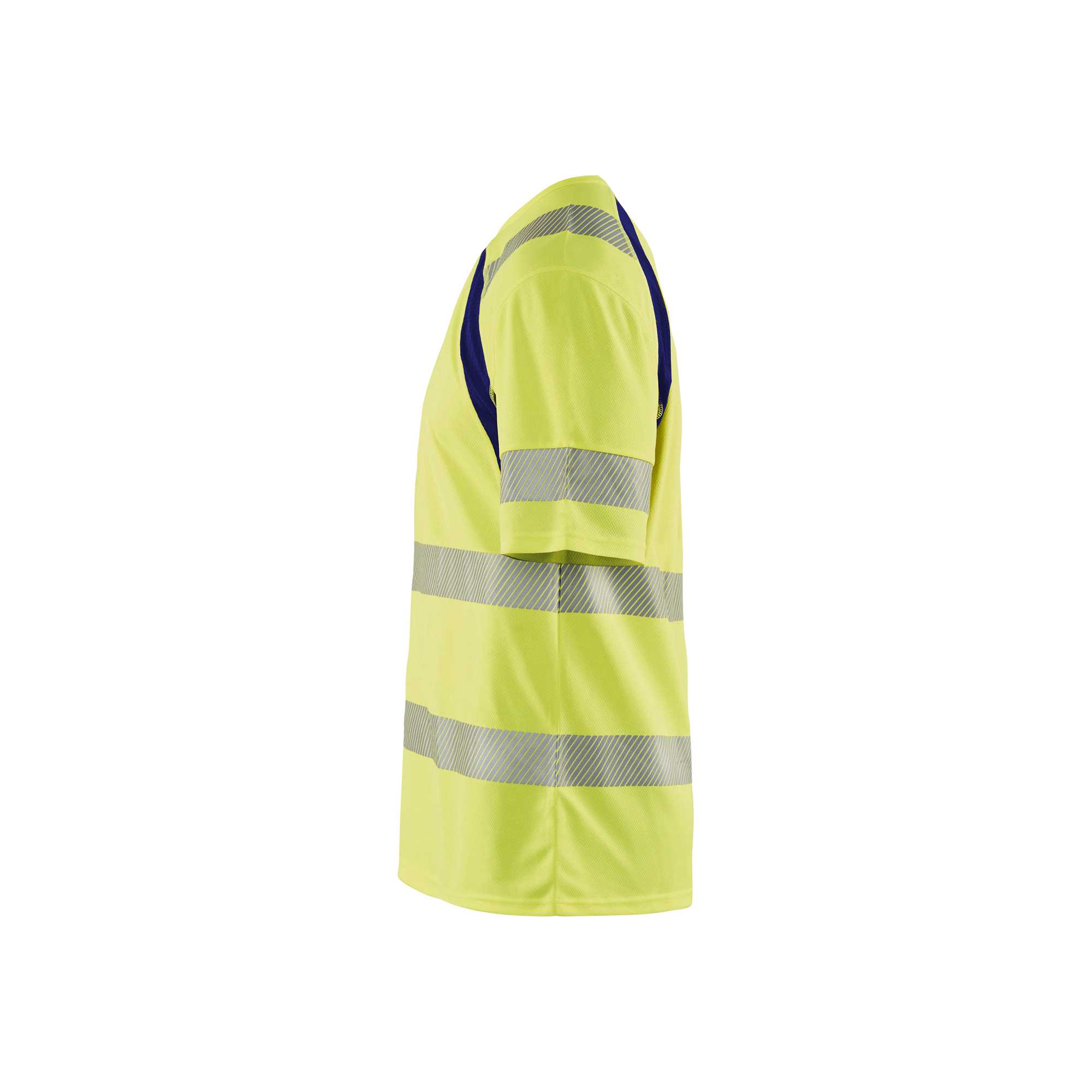 BLAKLADER 33971013 Hi Vis UV protected T shirt Hi Vis Reflective Short Sleeve Work T-Shirt MEN - 100% Polyester