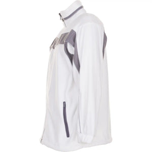 Planam Plaline Fleecejacke reinweiß/zink XS reinweiß/zink - Produktbild ohne Model
