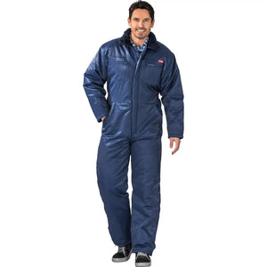 Planam Outdoor Gletscher Pilotenoverall marine S marine - Produktbild mit Model