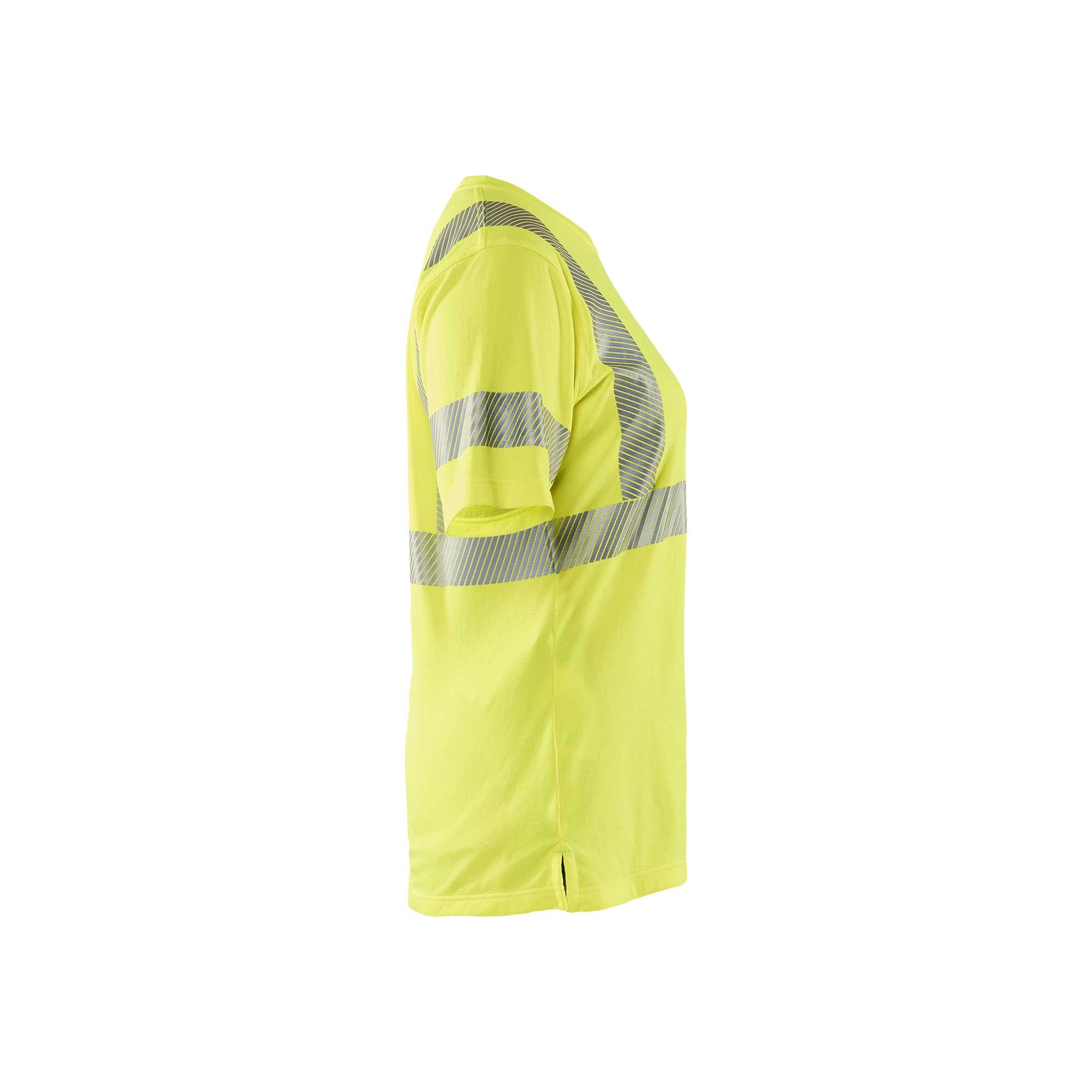 BLAKLADER 35022537 Women's Hi vis T shirt Hi Vis Reflective Short Sleeve Work T-Shirt WOMEN - 55% Polyester